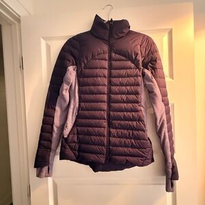 Lululemon Athletica Dark Purple Puffer Jacket